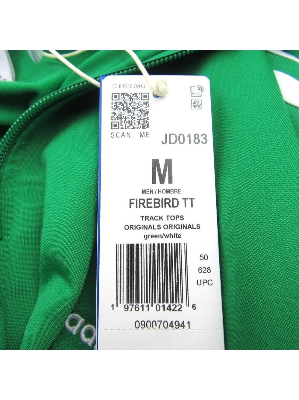 Adidas Originals Firebird Track Pants Jacket Jump Suit Men's Sz Medium Green NEW - Picture 8 of 16